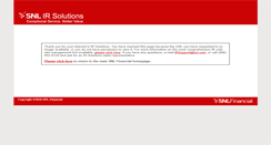 Desktop Screenshot of ir.integrysgroup.com